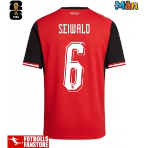 Österrike Nicolas Seiwald #6 Hemmatröja VM 2026 Kortärmad