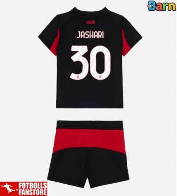 AC Milan Ardon Jashari #30 Hemmatröja Barn 2025-26 Kortärmad (+ Korta byxor)
