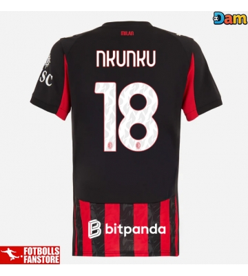 AC Milan Christopher Nkunku #18 Hemmatröja Dam 2025-26 Kortärmad