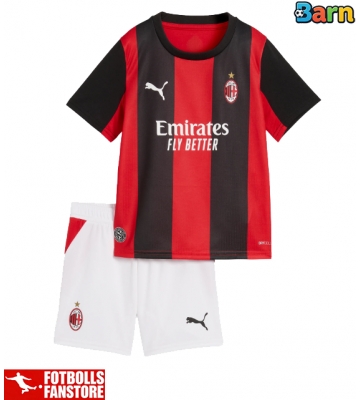 AC Milan Hemmatröja Barn 2026-27 Kortärmad (+ Korta byxor)