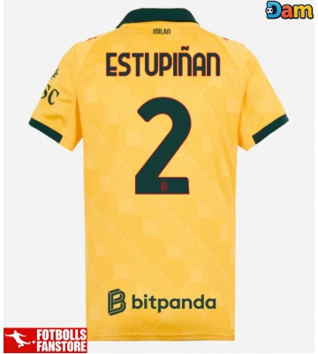 AC Milan Pervis Estupinan #2 Tredje Tröja Dam 2025-26 Kortärmad