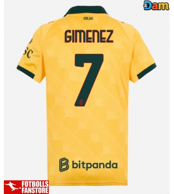 AC Milan Santiago Gimenez #7 Tredje Tröja Dam 2025-26 Kortärmad