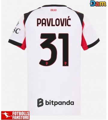 AC Milan Strahinja Pavlovic #31 Bortatröja Dam 2025-26 Kortärmad
