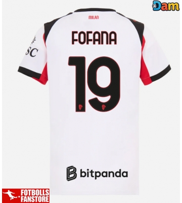 AC Milan Youssouf Fofana #19 Bortatröja Dam 2025-26 Kortärmad