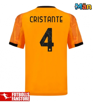 AS Roma Bryan Cristante #4 Bortatröja 2025-26 Kortärmad