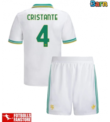 AS Roma Bryan Cristante #4 Tredje Tröja Barn 2025-26 Kortärmad (+ Korta byxor)