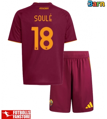 AS Roma Matias Soule #18 Hemmatröja Barn 2025-26 Kortärmad (+ Korta byxor)