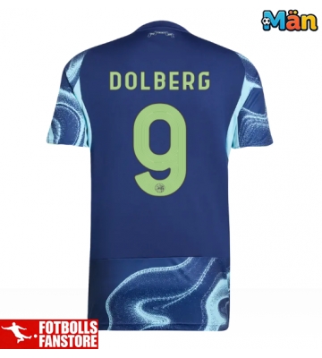 Ajax Kasper Dolberg #9 Bortatröja 2025-26 Kortärmad
