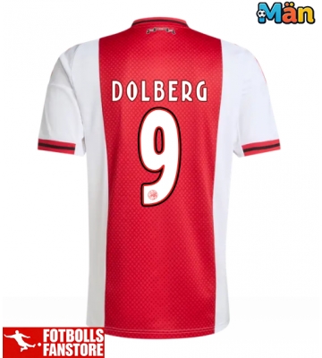 Ajax Kasper Dolberg #9 Hemmatröja 2025-26 Kortärmad