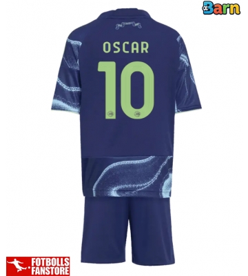 Ajax Oscar Gloukh #10 Bortatröja Barn 2025-26 Kortärmad (+ Korta byxor)