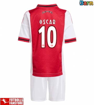 Ajax Oscar Gloukh #10 Hemmatröja Barn 2025-26 Kortärmad (+ Korta byxor)