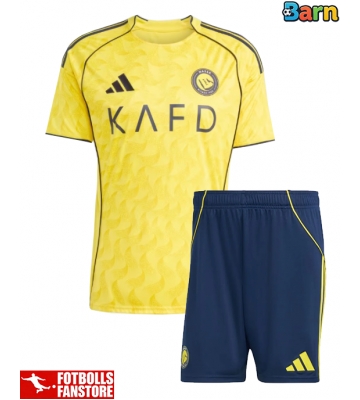 Al-Nassr Hemmatröja Barn 2025-26 Kortärmad (+ Korta byxor)