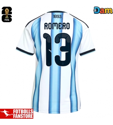 Argentina Cristian Romero #13 Hemmatröja Dam VM 2026 Kortärmad