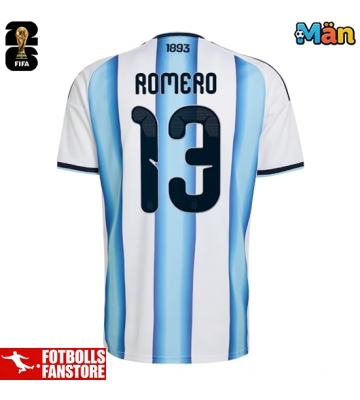 Argentina Cristian Romero #13 Hemmatröja VM 2026 Kortärmad