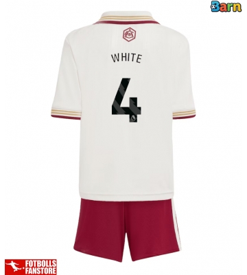 Arsenal Ben White #4 Tredje Tröja Barn 2025-26 Kortärmad (+ Korta byxor)