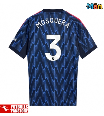 Arsenal Cristhian Mosquera #3 Bortatröja 2025-26 Kortärmad