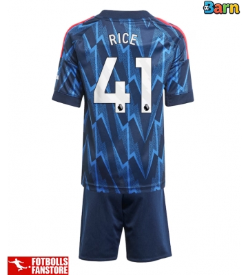 Arsenal Declan Rice #41 Bortatröja Barn 2025-26 Kortärmad (+ Korta byxor)