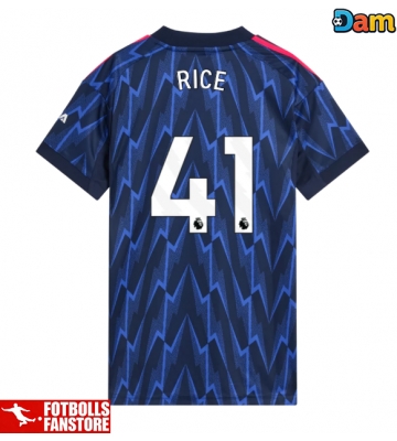 Arsenal Declan Rice #41 Bortatröja Dam 2025-26 Kortärmad