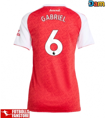 Arsenal Gabriel Magalhaes #6 Hemmatröja Dam 2025-26 Kortärmad