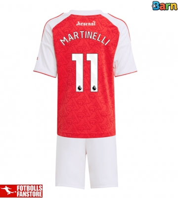 Arsenal Gabriel Martinelli #11 Hemmatröja Barn 2025-26 Kortärmad (+ Korta byxor)