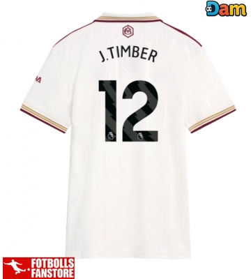Arsenal Jurrien Timber #12 Tredje Tröja Dam 2025-26 Kortärmad