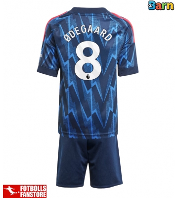 Arsenal Martin Odegaard #8 Bortatröja Barn 2025-26 Kortärmad (+ Korta byxor)