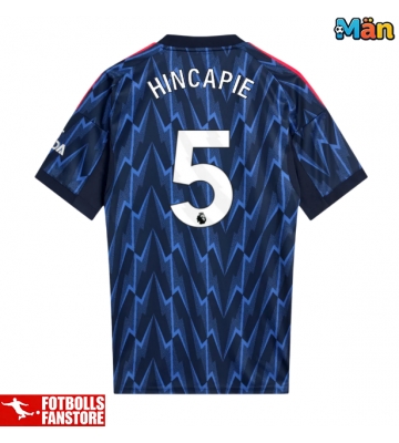 Arsenal Piero Hincapie #5 Bortatröja 2025-26 Kortärmad