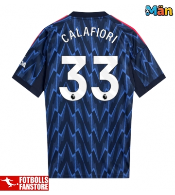 Arsenal Riccardo Calafiori #33 Bortatröja 2025-26 Kortärmad