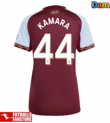 Aston Villa Boubacar Kamara #44 Hemmatröja Dam 2025-26 Kortärmad