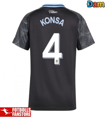 Aston Villa Ezri Konsa #4 Bortatröja Dam 2025-26 Kortärmad