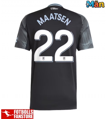 Aston Villa Ian Maatsen #22 Bortatröja 2025-26 Kortärmad