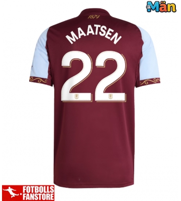 Aston Villa Ian Maatsen #22 Hemmatröja 2025-26 Kortärmad