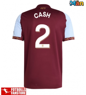 Aston Villa Matty Cash #2 Hemmatröja 2025-26 Kortärmad