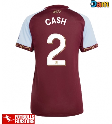 Aston Villa Matty Cash #2 Hemmatröja Dam 2025-26 Kortärmad