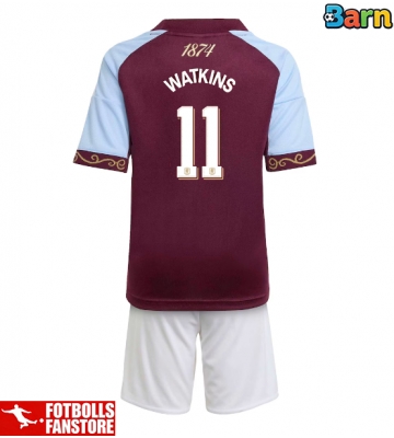 Aston Villa Ollie Watkins #11 Hemmatröja Barn 2025-26 Kortärmad (+ Korta byxor)