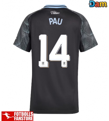 Aston Villa Pau Torres #14 Bortatröja Dam 2025-26 Kortärmad