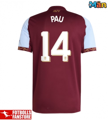 Aston Villa Pau Torres #14 Hemmatröja 2025-26 Kortärmad