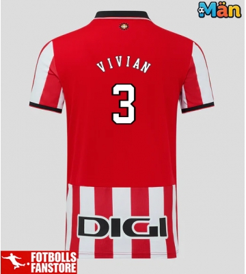 Athletic Bilbao Dani Vivian #3 Hemmatröja 2025-26 Kortärmad
