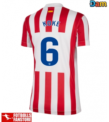 Atletico Madrid Koke #6 Hemmatröja Dam 2025-26 Kortärmad