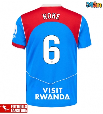 Atletico Madrid Koke #6 Tredje Tröja 2025-26 Kortärmad