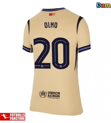 Barcelona Dani Olmo #20 Bortatröja Dam 2025-26 Kortärmad