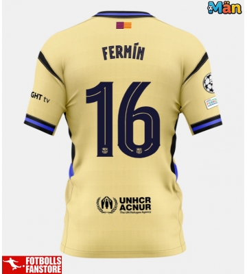 Barcelona Fermin Lopez #16 Bortatröja 2025-26 Kortärmad