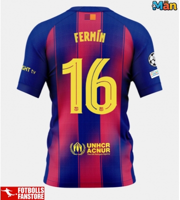 Barcelona Fermin Lopez #16 Hemmatröja 2025-26 Kortärmad