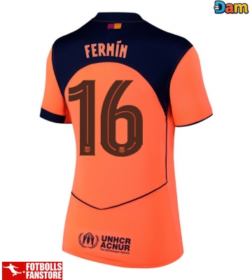 Barcelona Fermin Lopez #16 Tredje Tröja Dam 2025-26 Kortärmad