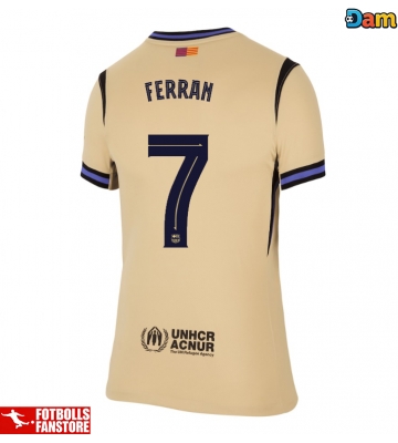 Barcelona Ferran Torres #7 Bortatröja Dam 2025-26 Kortärmad