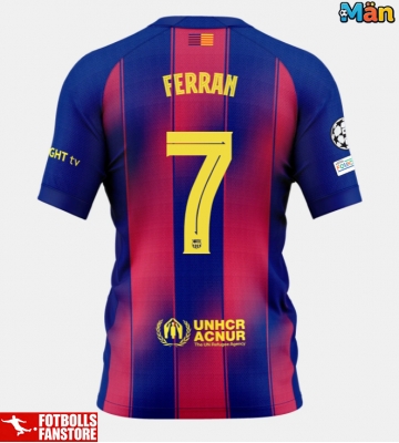 Barcelona Ferran Torres #7 Hemmatröja 2025-26 Kortärmad