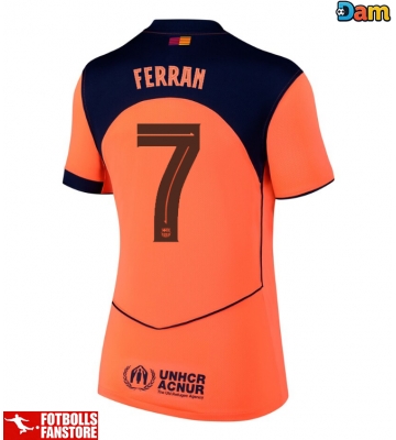 Barcelona Ferran Torres #7 Tredje Tröja Dam 2025-26 Kortärmad