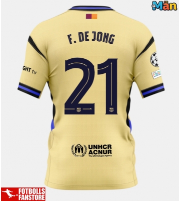 Barcelona Frenkie de Jong #21 Bortatröja 2025-26 Kortärmad