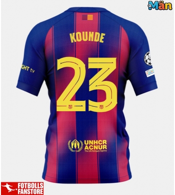 Barcelona Jules Kounde #23 Hemmatröja 2025-26 Kortärmad