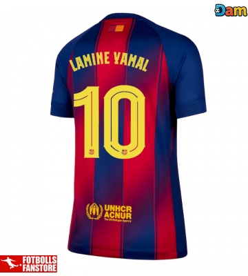Barcelona Lamine Yamal #10 Hemmatröja Dam 2025-26 Kortärmad